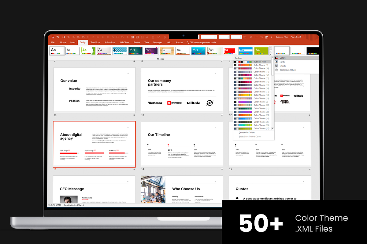 MNML - BUSINESS PLAN Template, a Presentation Template by MNML Agency (Photo 6 of 73)