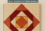 Geometric Barn Quilt Block Patterns, a Pattern Graphic by AtacanDigital (Thumbnail 4 of 19)