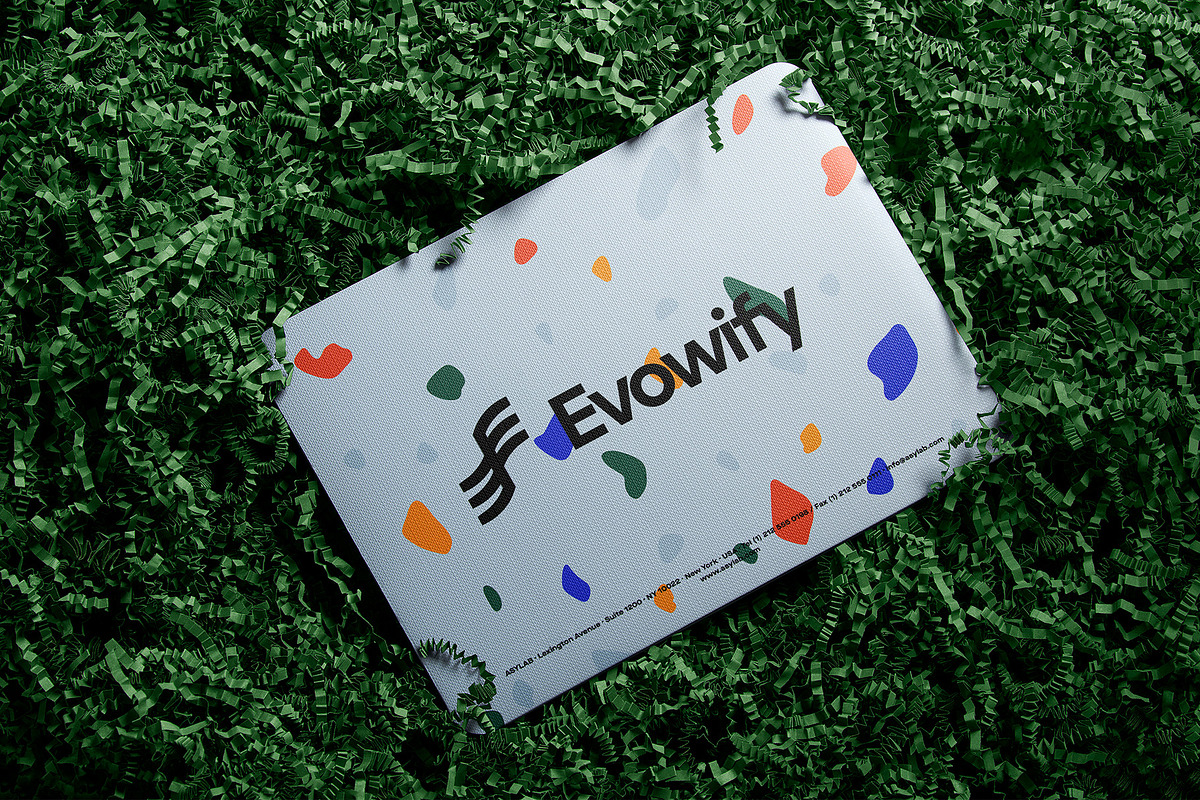 Logo Mockup Card on Paper Filler, a Product Mockup by Asylab (Photo 1 of 5)