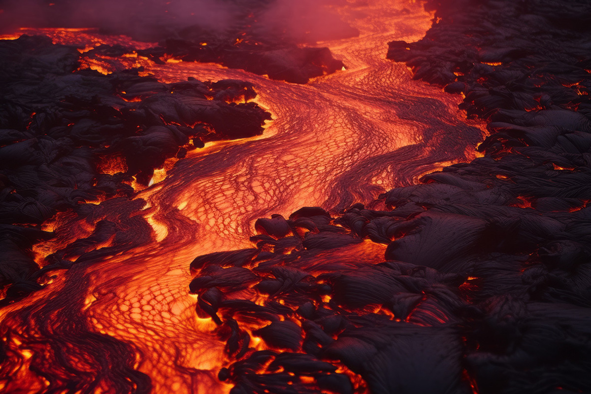 Lava. 51 images, a Texture Illustration by Handmadefont (Photo 7 of 13)