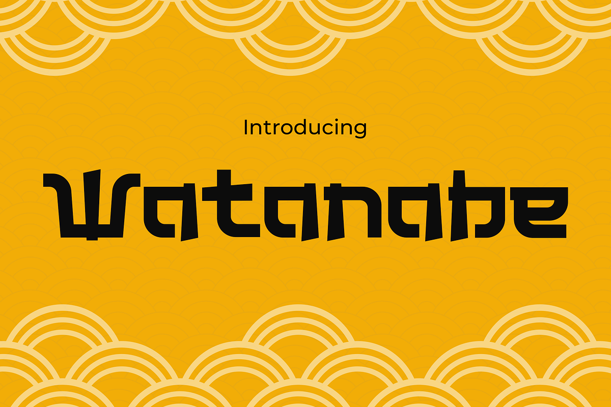 Watanabe, a Serif Font by Pinisi ART (Photo 1 of 10)