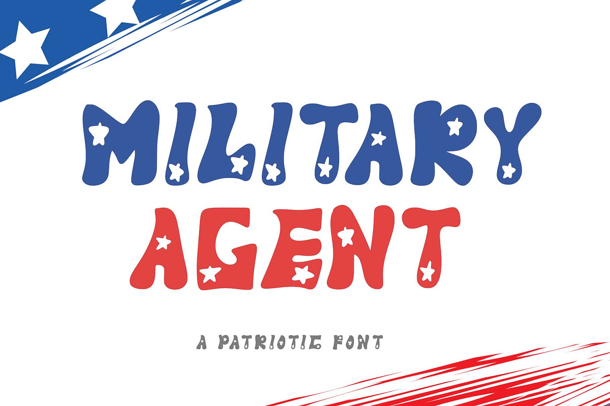 Military Agent, a Slab Serif Font by Yoga Letter (Photo 1 of 6)