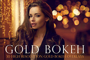 Gold bokeh overlays, an Object Graphic by Paper Farms (Thumbnail 1 of 9)