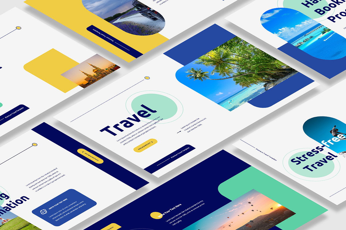Travel Keynote Template, a Presentation Template by Boinah Studio (Photo 1 of 7)