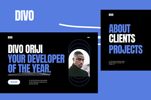 Creative Developer Portfolio Website