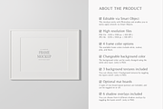 A4 Frame Mockup Landscape, a Household Mockup by Lelu Art Design (Thumbnail 6 of 11)