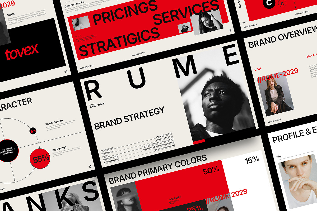 RUME | Brand Strategy Deck, a Presentation Template by Templeste (Photo 6 of 7)