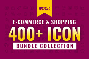 E-Commerce & Shopping Line Icons, an Outline Icon by gstudiovect21