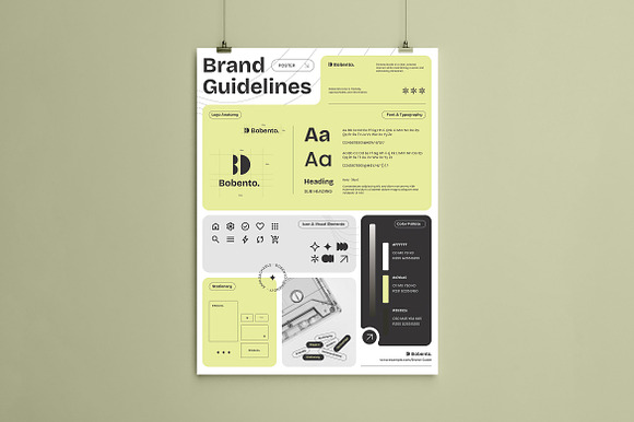 Brand Guidelines Sheet Bobento