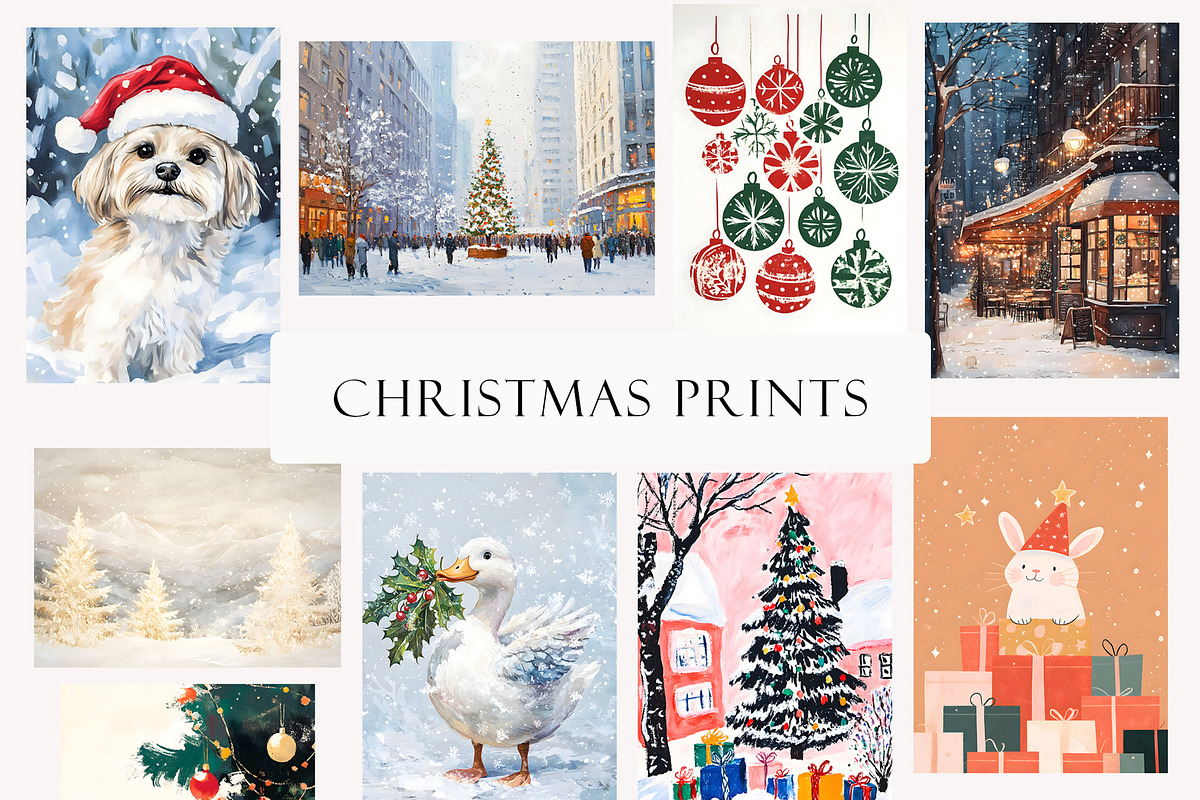 Christmas Wall Gallery Prints, a Graphic by SunnyAfternoons (Photo 7 of 9)