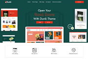 Dunki - Book Store Shopify Theme, a Shopify Template by Team90Degree (Thumbnail 1 of 4)