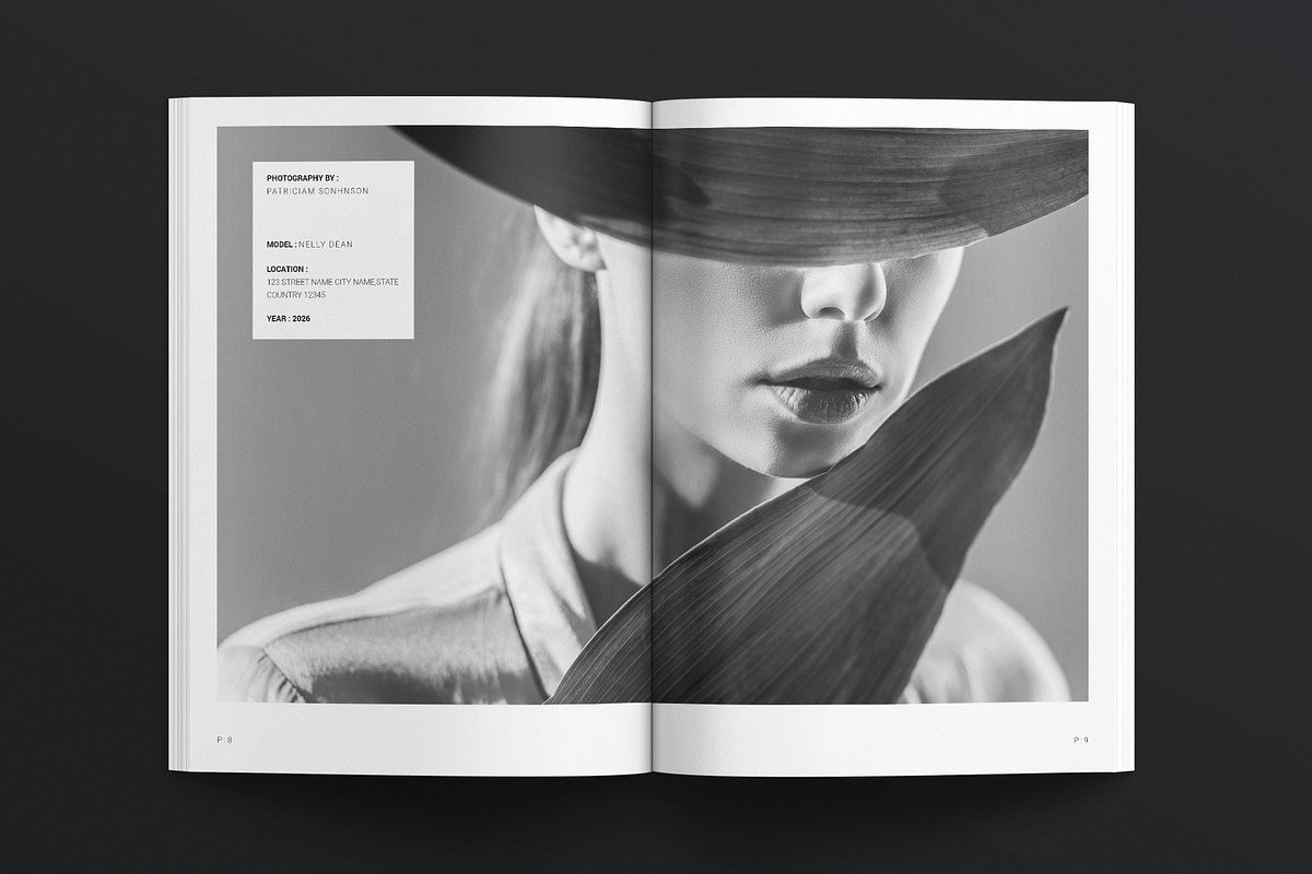 Photography Portfolio Template, a Brochure Template by E-Type (Photo 4 of 8)