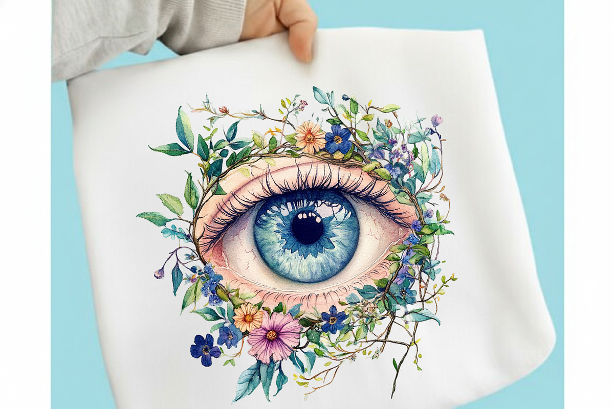 Watercolor Floral Anatomy Clipart, a Seasonal Illustration by designcity5 (Photo 3 of 5)