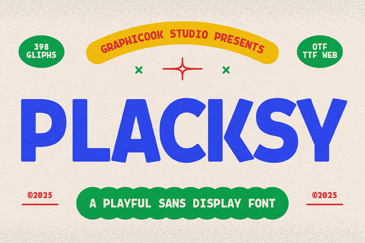 Placksy, a Sans Serif Font by graphicook (Photo 1 of 10)
