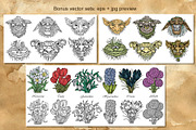 Flower Gnomes, an Object Graphic by Samiramay (Thumbnail 4 of 5)