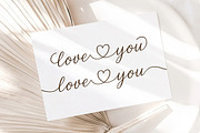 Wendy Caden - Lovely Heart Font, a Script Font by Jozoor (Thumbnail 2 of 10)
