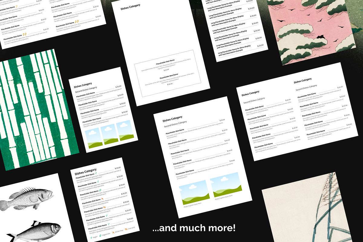 Japanese Menu Template, a Brochure Template by Cadu's lil Digital Bodega (Photo 5 of 5)