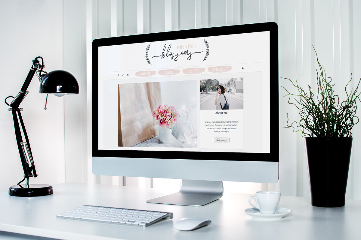 SALE! Web Design Kit for Bloggers, a Templates & Theme by SwitzerShop (Photo 6 of 19)