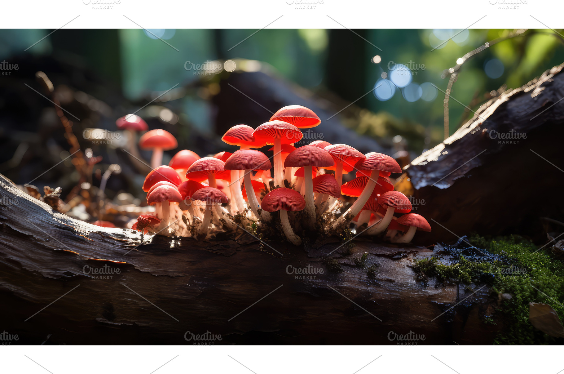 toadstool red mushroom ai generated, an Animal Photo by pikepicture