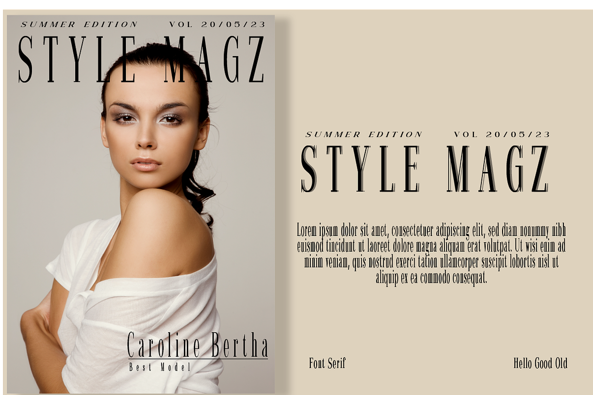 Hello Good Old, a Serif Font by Hello Good Studio (Photo 4 of 8)