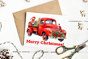 Christmas Chicken Watercolor Clipart, an Animal Illustration by ArtIrisArt (Thumbnail 5 of 6)