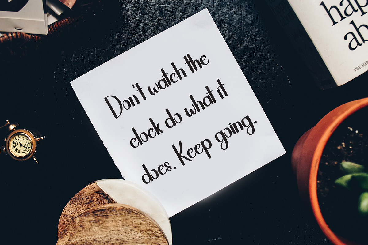 Midnight | Script Font, a Handwritten Font by Scratchones (Photo 4 of 8)