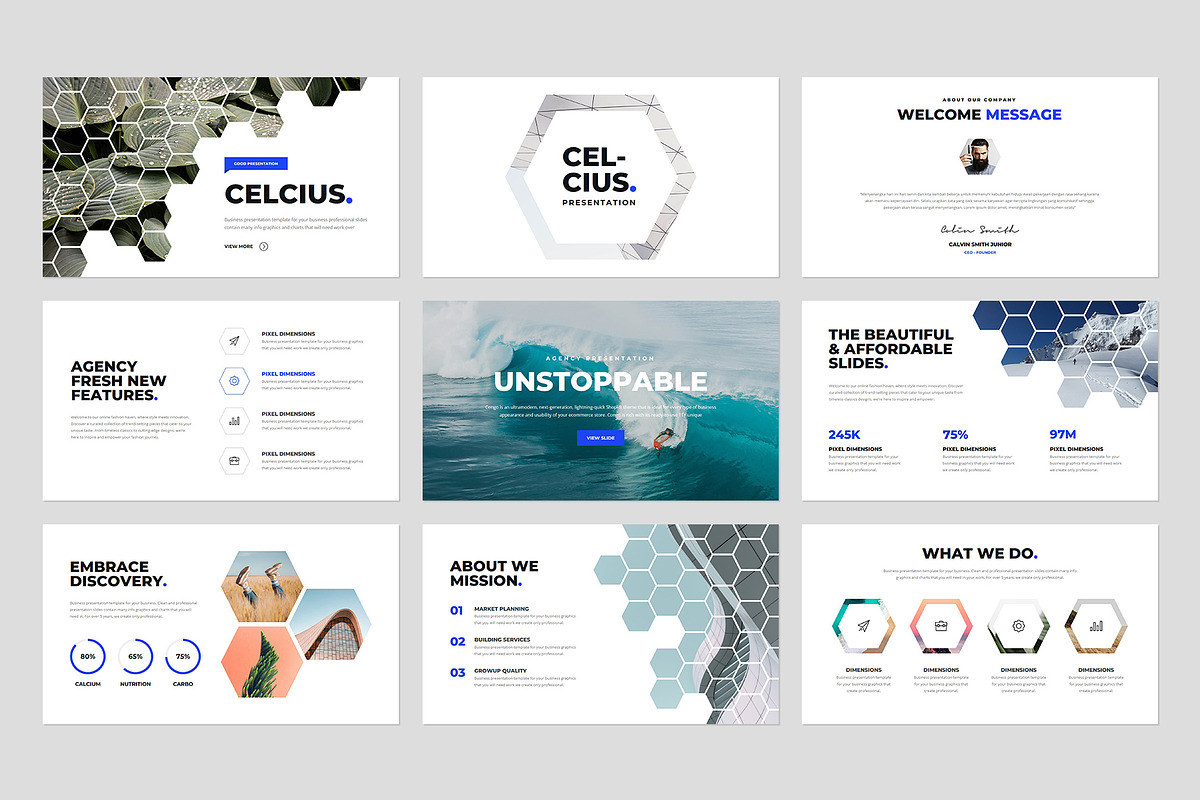 Celcius Powerpoint Template Design, a Presentation Template by Rocketstill (Photo 2 of 6)