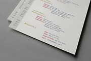 One page CSS Resume, a Resume Template by CleanLines (Thumbnail 4 of 4)