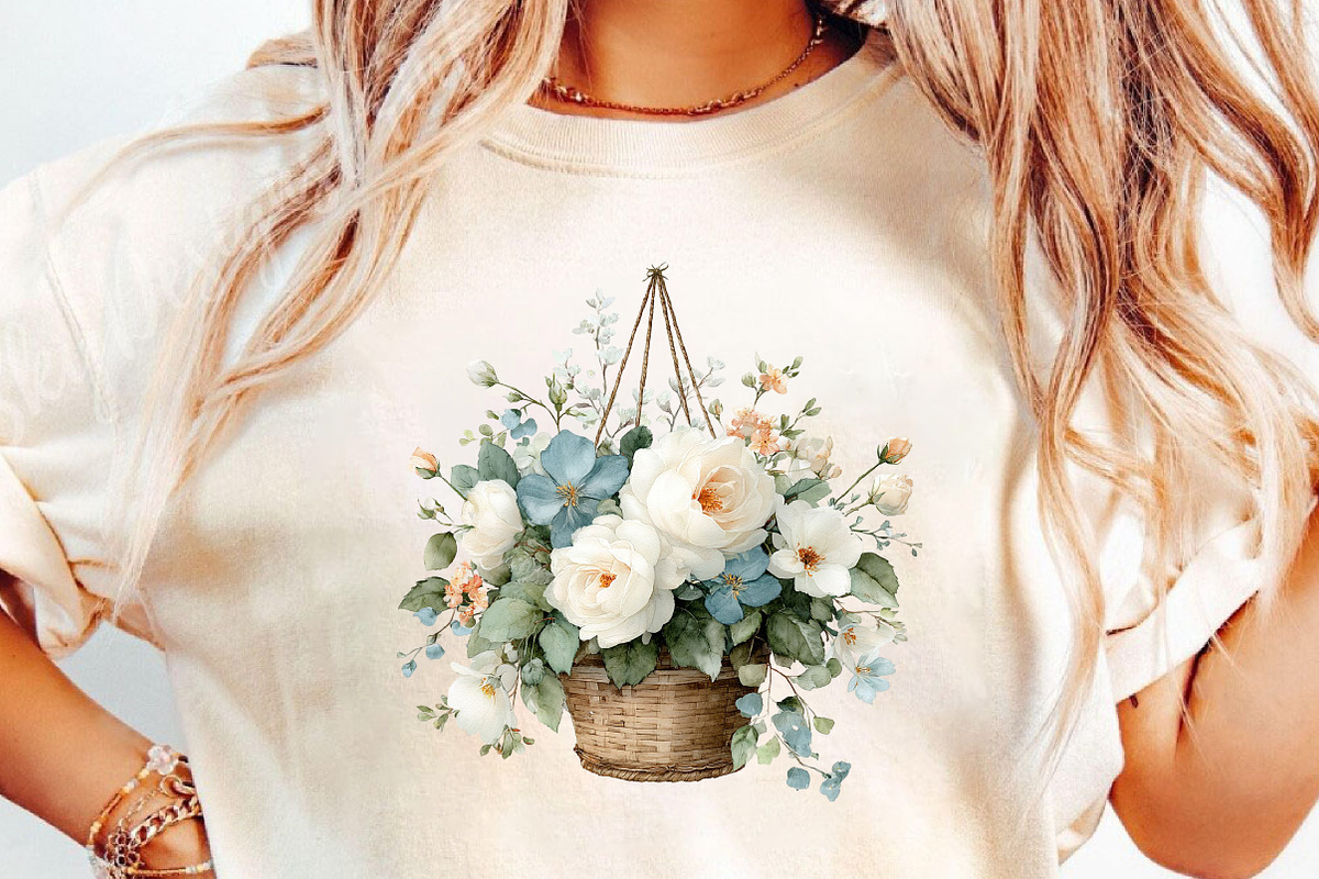 Romance Floral, Watercolor clipart, an Illustration by DreamCafeArt (Photo 6 of 6)