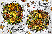 Autumn Cartoon Doodle Big Pack, a Decorative Illustration by BALABOLKA (Thumbnail 10 of 10)
