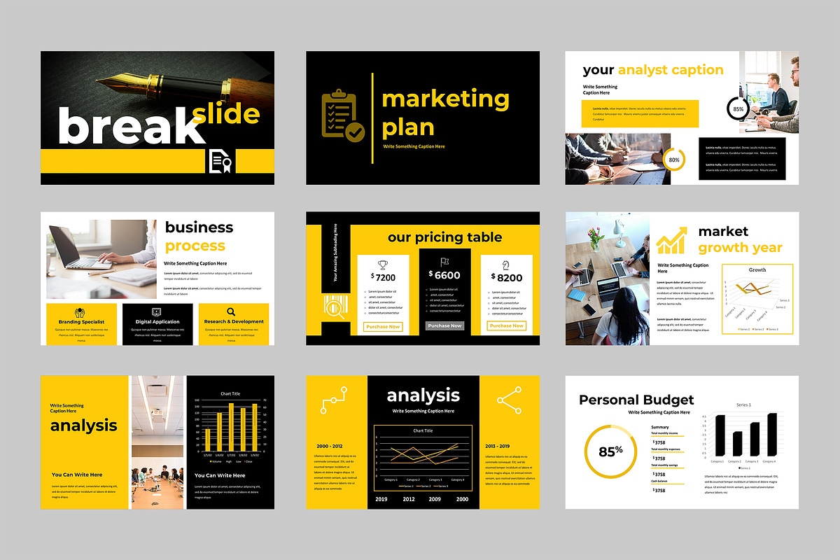 Zaffa Powerpoint, a Presentation Template by TMint Creative