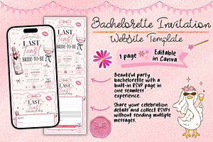 Last Toast Bachelorette Party RSVP