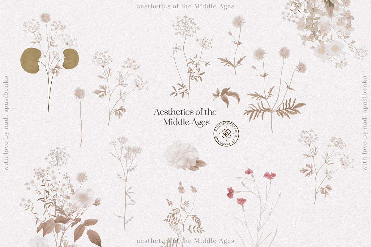 Middle Ages Aesthetics, a Pattern Graphic by nadispasibenko (Photo 5 of 17)