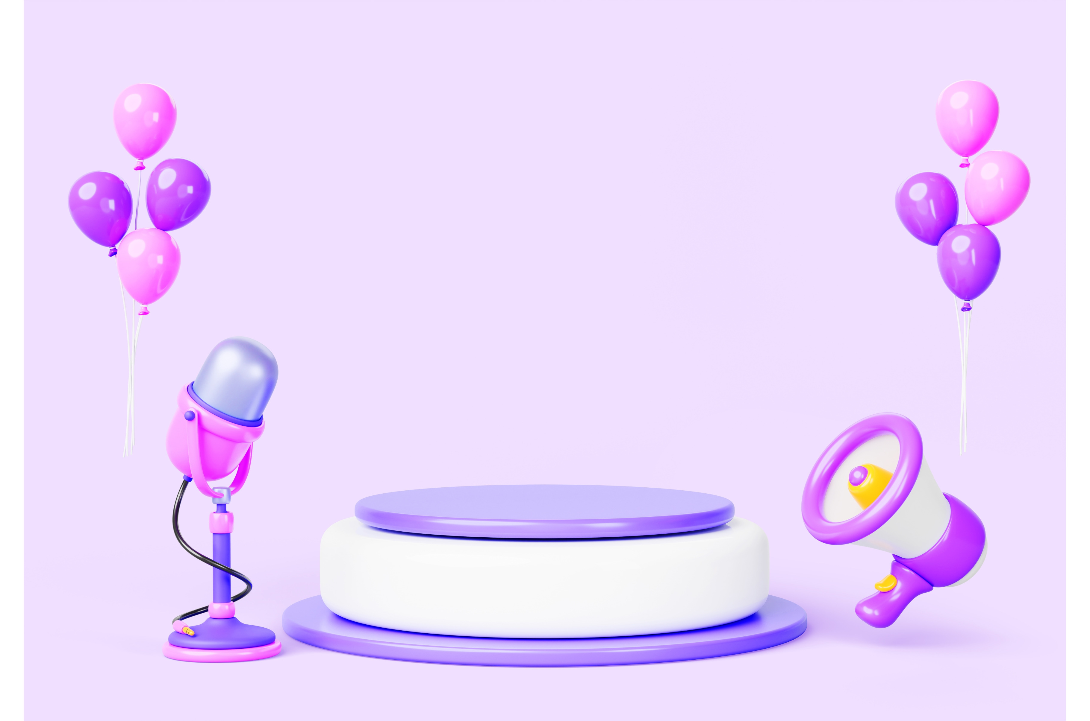3D Podium Display Empty Stage With by Marozhkastudio  Creative Market