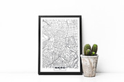 5 maps of Spanish cities, an Illustration by MaximGertsen (Thumbnail 8 of 9)