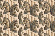 Early world. Seamless pattern set., a Pattern Graphic by Designs by Helen Trupak (Thumbnail 6 of 8)