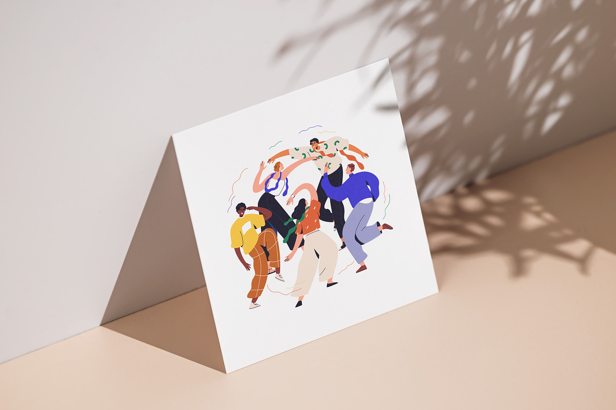 Happy people dancing at party set, a Person Illustration by Good Studio (Photo 13 of 14)