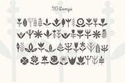 Nordic Florals Procreate Stamps, a Brush Add-On by Little Nordic Atelier (Thumbnail 2 of 6)