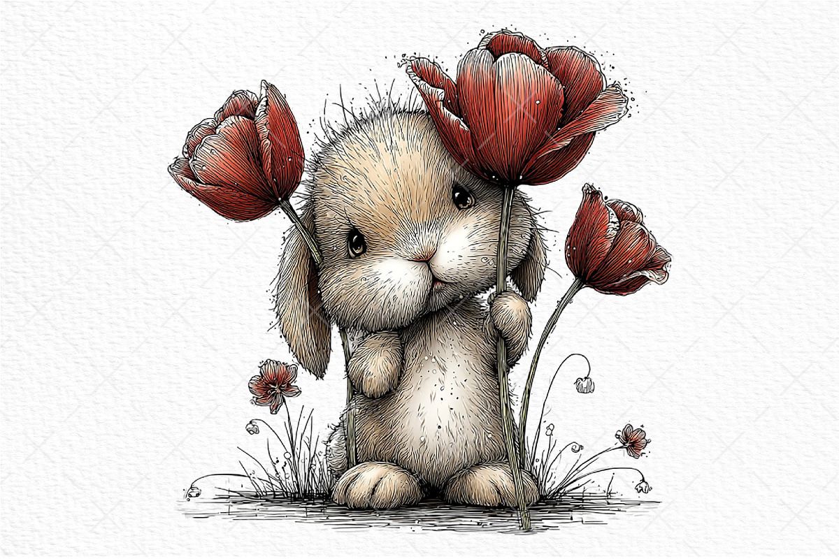 Spring Animal Clipart Png, an Illustration by Craft Nest (Photo 9 of 10)