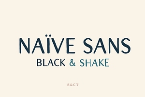 Naive Sans Black & Shake