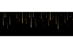 Golden shooting stars cascade, an Illustration by art PVP - market