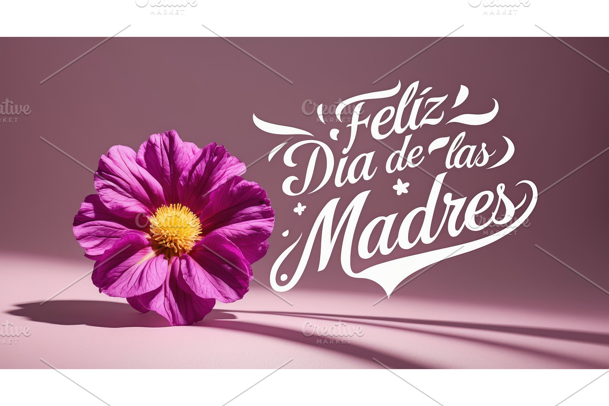 Pink flower on pink background with, an Illustration by tilialucida