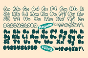 Fluffy Blitz - 2 Graffiti Bubble, a Sans Serif Font by Pandeka Studio (Thumbnail 9 of 9)
