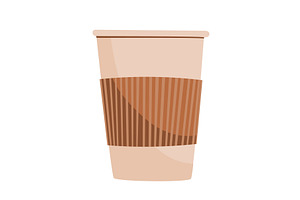 Paper cup isolated illustration, an Object Illustration by Toltemara
