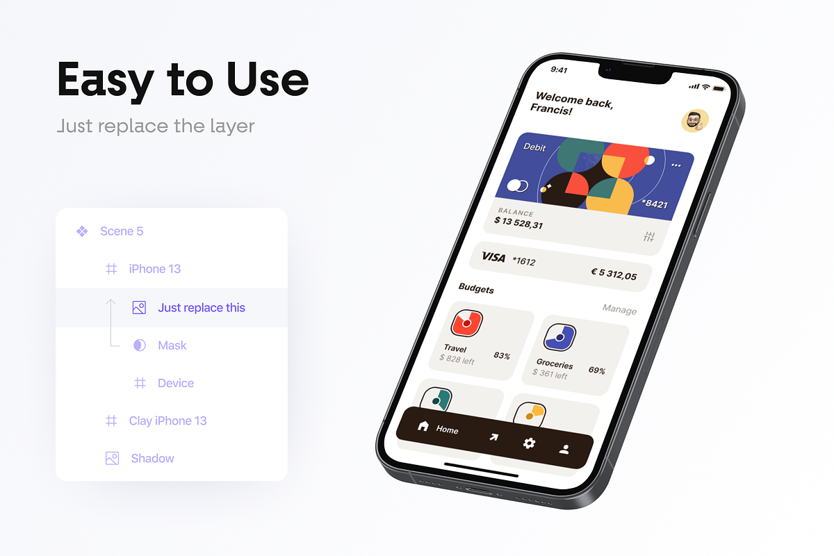 Top 7 iPhone 13 Mockups, an iPhone Mockup by 360 Mockups (Photo 6 of 6)