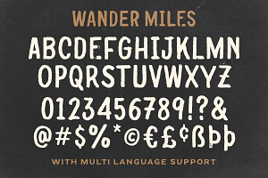 Wander Miles & Extras!