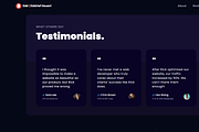3d Portfolio Template, a React Template by WebMasteryStudio (Thumbnail 7 of 7)