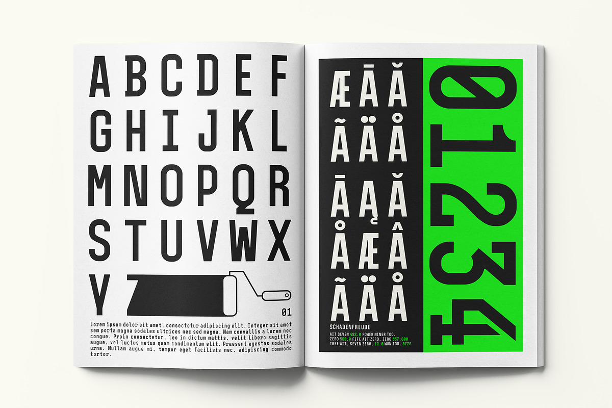 Qirate Mono | A Monospaced Font preview 4