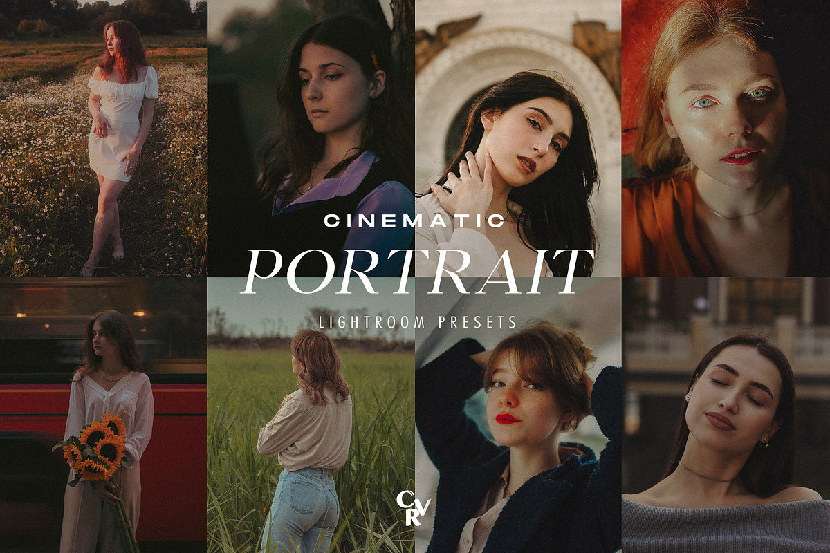 15 Cine Portrait Lightroom Presets, a Preset Add-On by CVR Presets (Photo 1 of 7)