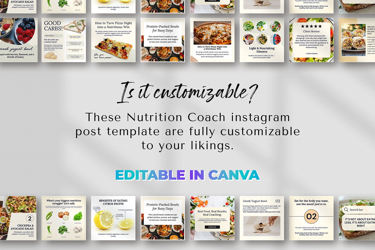 Nutrition Coach Instagram Template preview 7